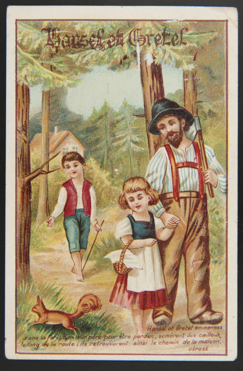 H. Landsberg carte réclame chromo Halluin 1890-1900 1995.1.4803.1 Photo