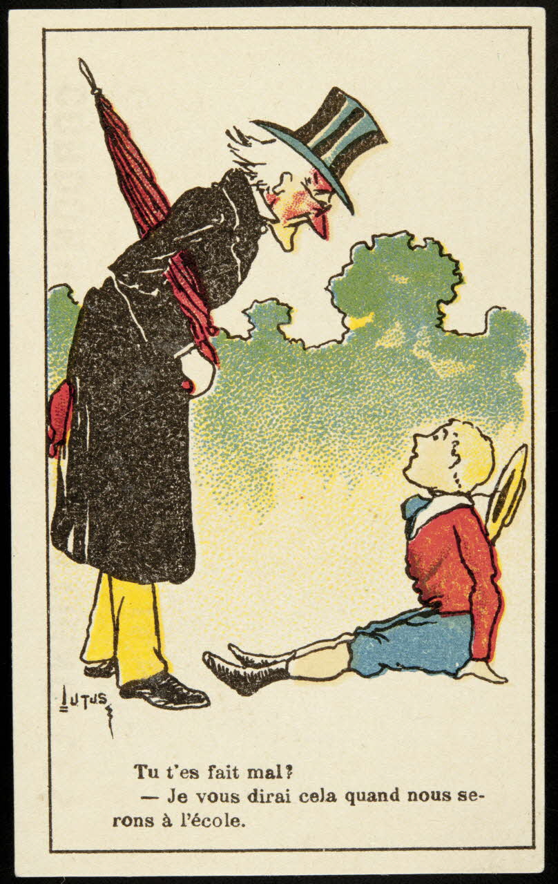 Katz ; Lutus carte réclame chromo Paris 1895-1910 1995.1.4888.4 Photo