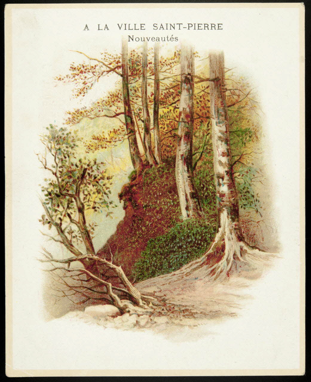 Katz carte réclame chromo Vincennes 1895-1910 1995.1.4891.1 Photo