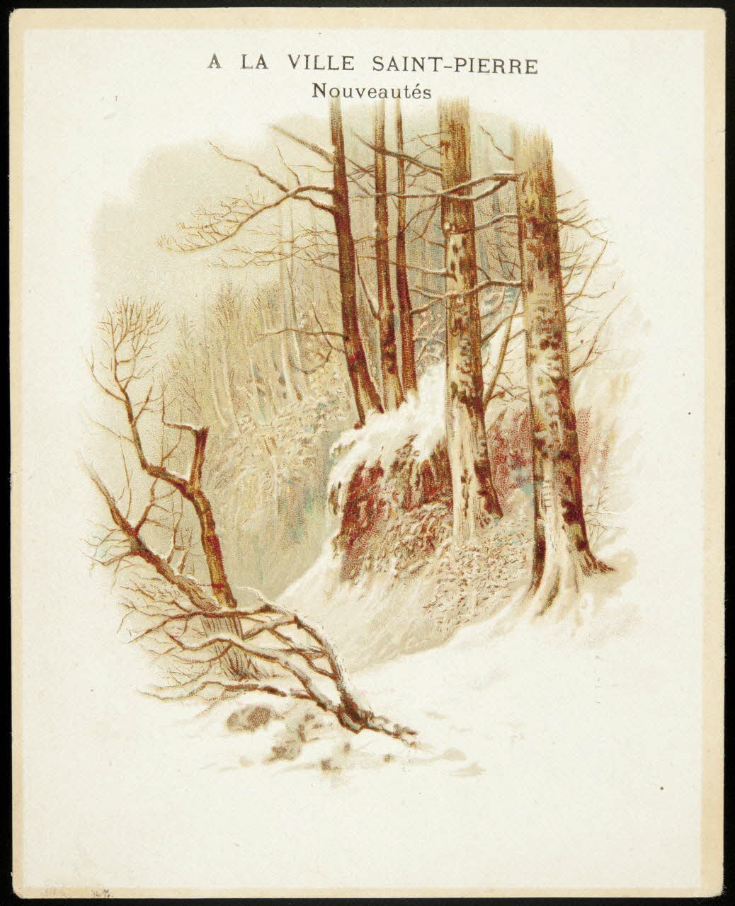 Katz carte réclame chromo Vincennes 1895-1910 1995.1.4891.2 Photo