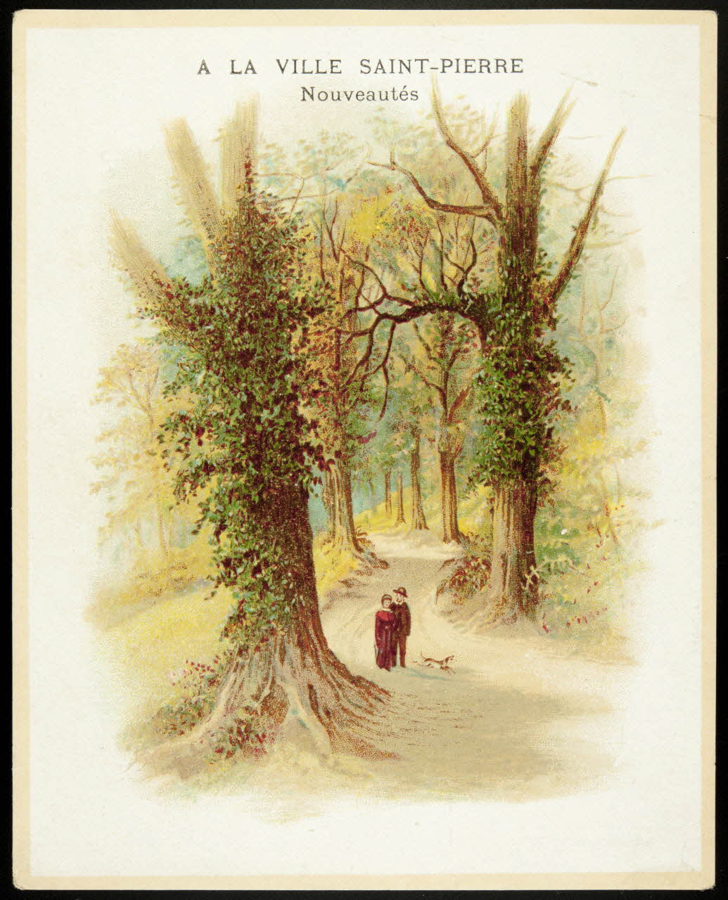 Katz carte réclame chromo Vincennes 1895-1910 1995.1.4891.3 Photo