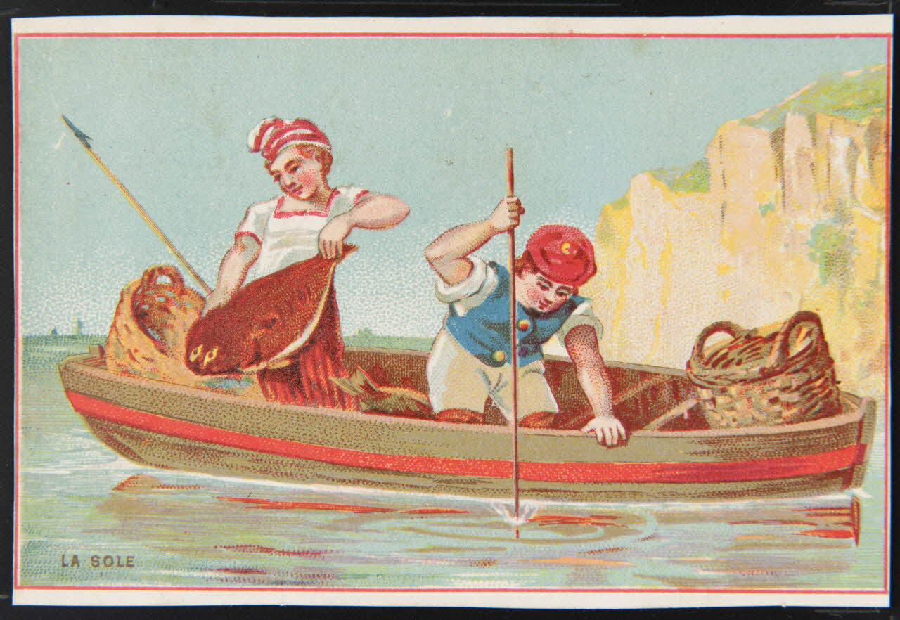 carte réclame chromo Paris 1880-1900 1995.1.503.4 Photo