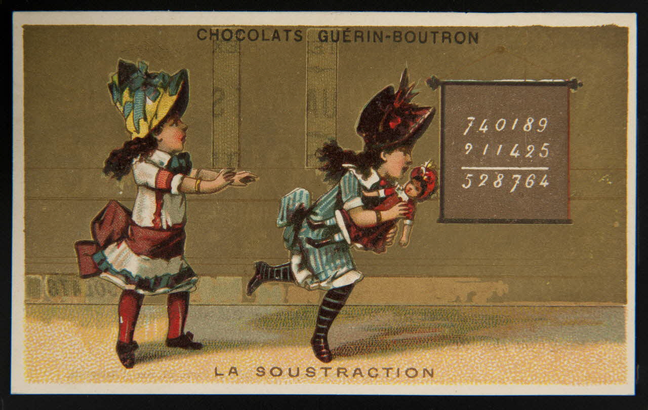 carte réclame chromo Paris 1881-1889 1995.1.505.6 Photo
