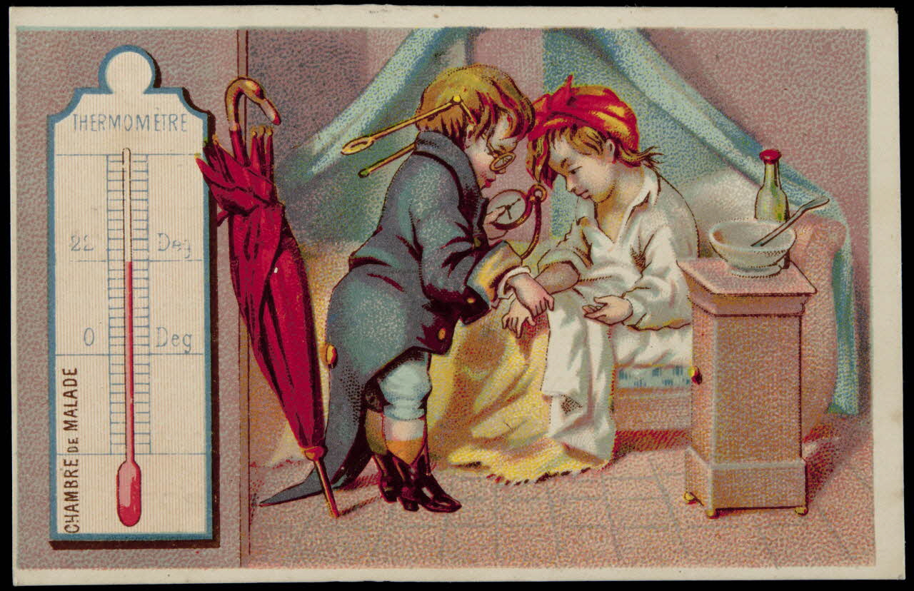 Dufour L. carte réclame chromo Paris 1880-1900 1995.1.506.2 Photo