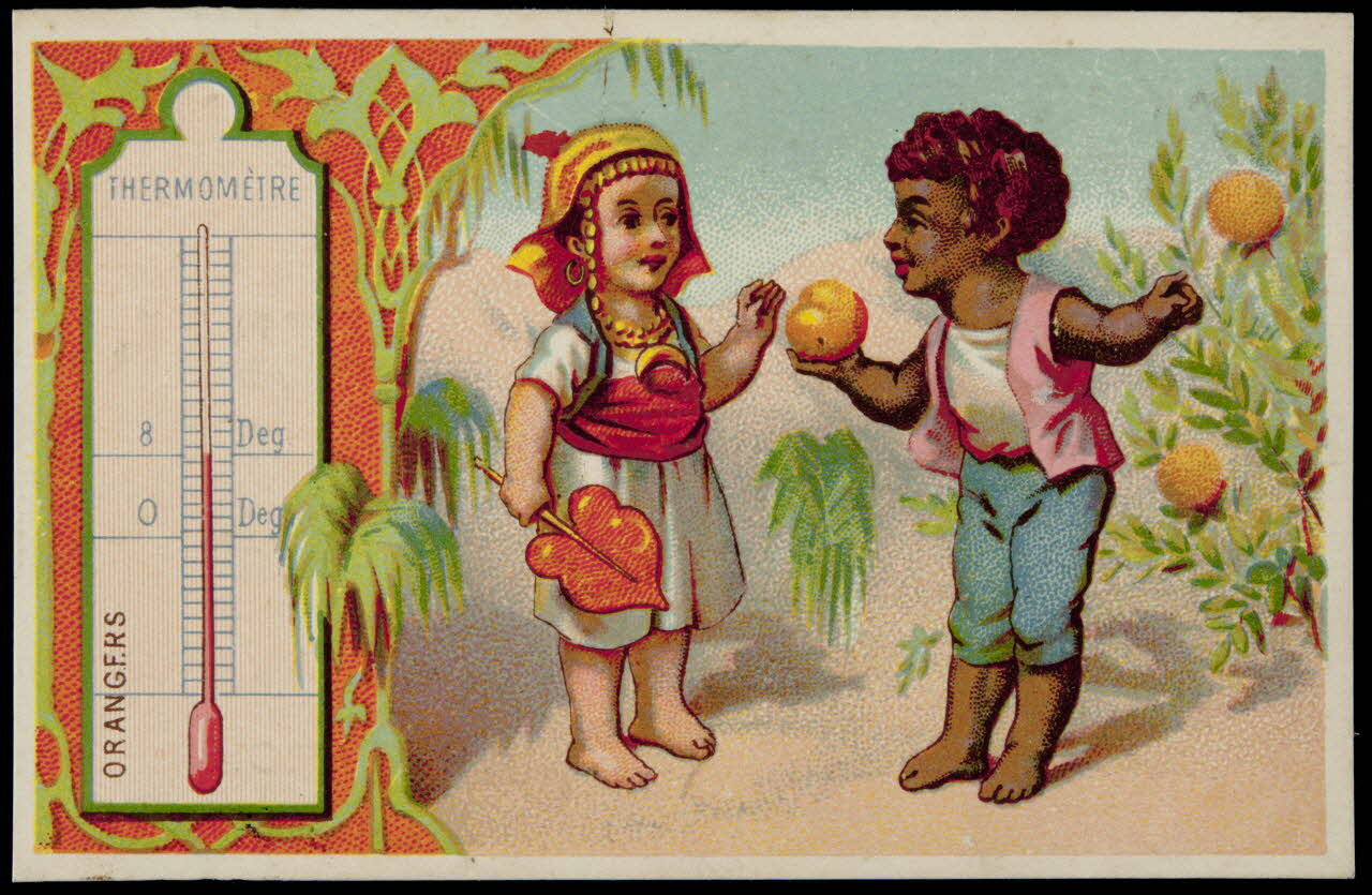 Dufour L. carte réclame chromo Paris 1880-1900 1995.1.506.4 Photo