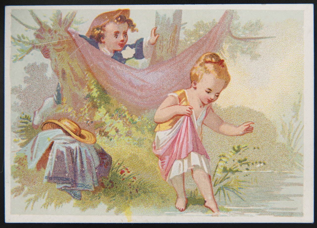Dangivillé carte réclame chromo Paris 1880-1895 1995.1.508.2 Photo