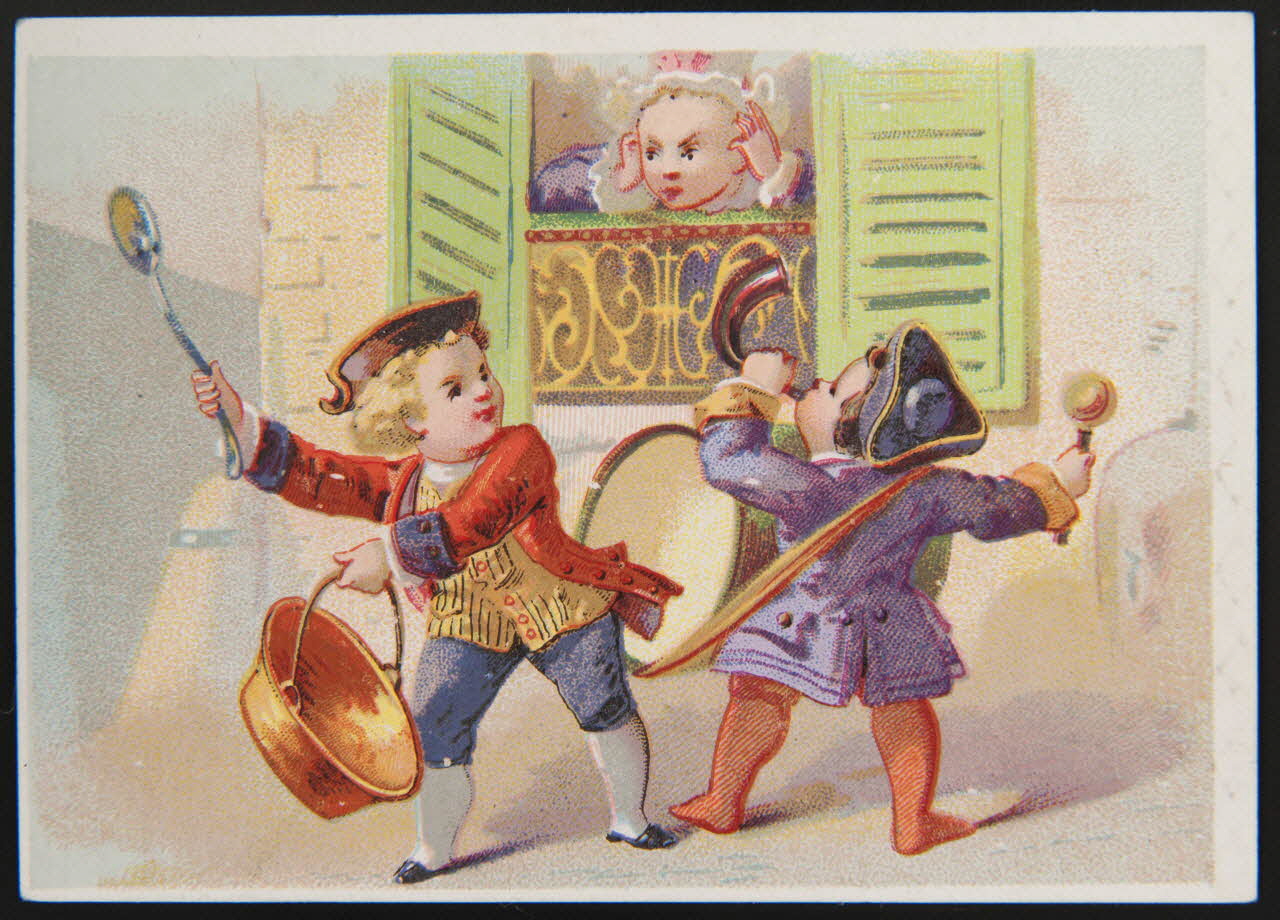 Dangivillé carte réclame chromo Paris 1880-1895 1995.1.508.4 Photo