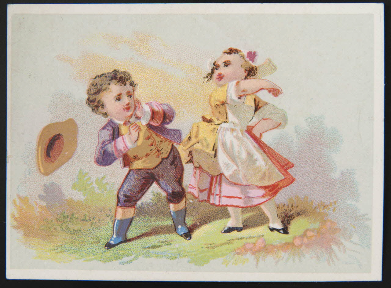 Dangivillé carte réclame chromo Paris 1880-1895 1995.1.508.6 Photo