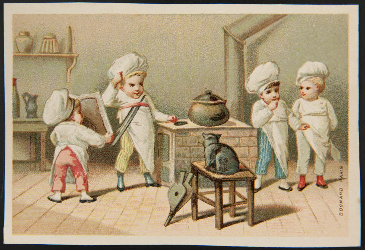 Bognard carte réclame chromo Paris 1880-1895 1995.1.509.3 Photo