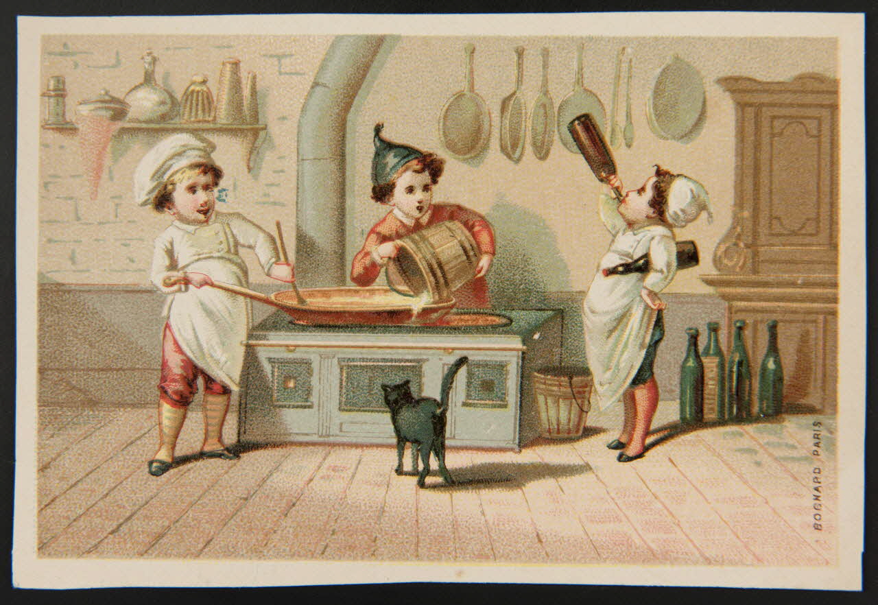 Bognard carte réclame chromo Paris 1880-1895 1995.1.509.4 Photo