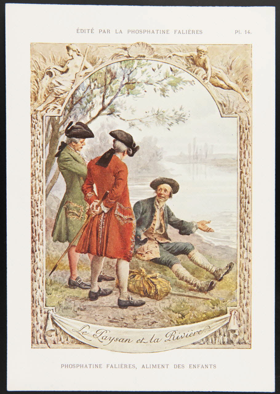 Maurice Leloir ; Edouard Devambez carte réclame chromo Paris 1877-1891 1995.1.520.14 Photo