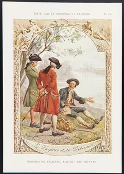 Maurice Leloir ; Edouard Devambez carte réclame chromo Paris 1877-1891 1995.1.520.14 Photo