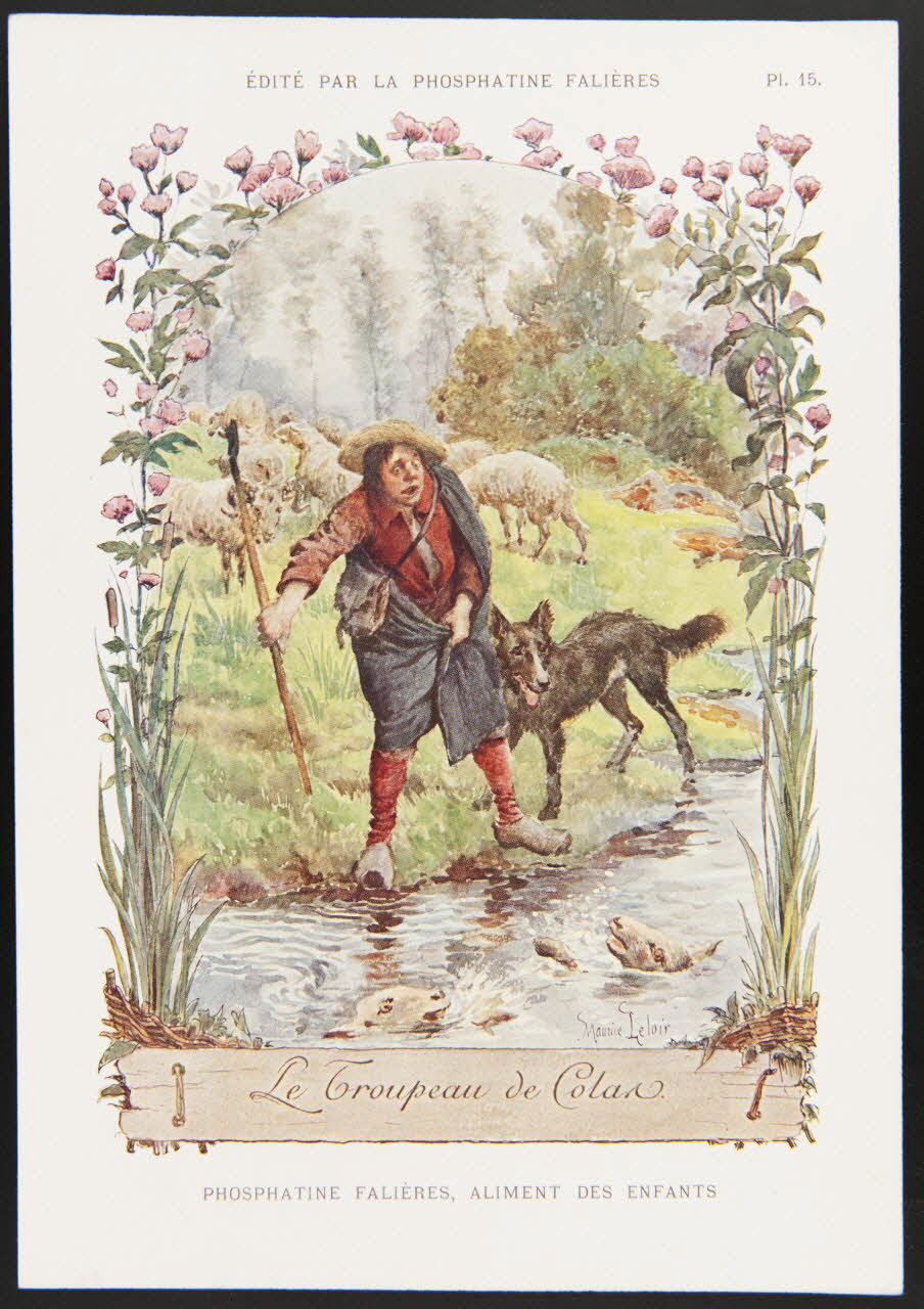 Maurice Leloir ; Edouard Devambez carte réclame chromo Paris 1877-1891 1995.1.520.15 Photo