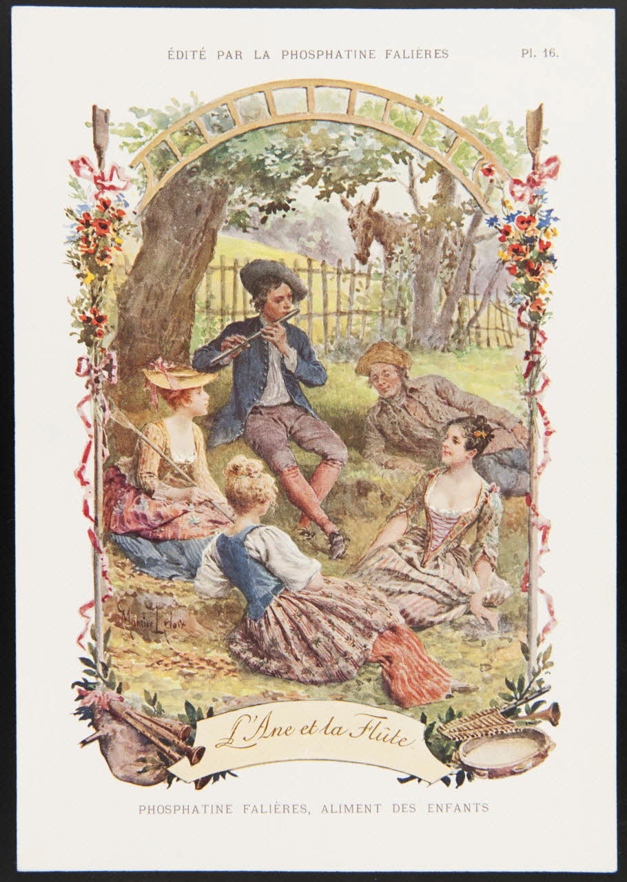 Maurice Leloir ; Edouard Devambez carte réclame chromo Paris 1877-1891 1995.1.520.16 Photo