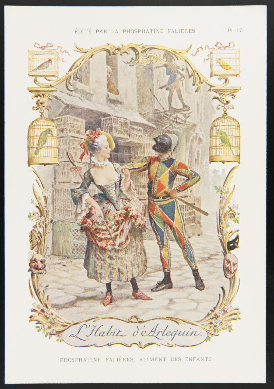 Maurice Leloir ; Edouard Devambez carte réclame chromo Paris 1877-1891 1995.1.520.17 Photo