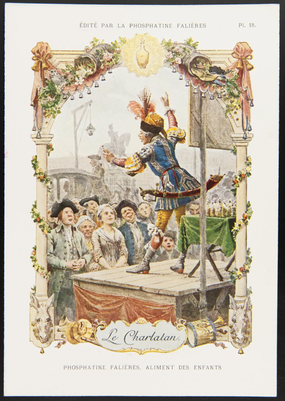 Maurice Leloir ; Edouard Devambez carte réclame chromo Paris 1877-1891 1995.1.520.18 Photo