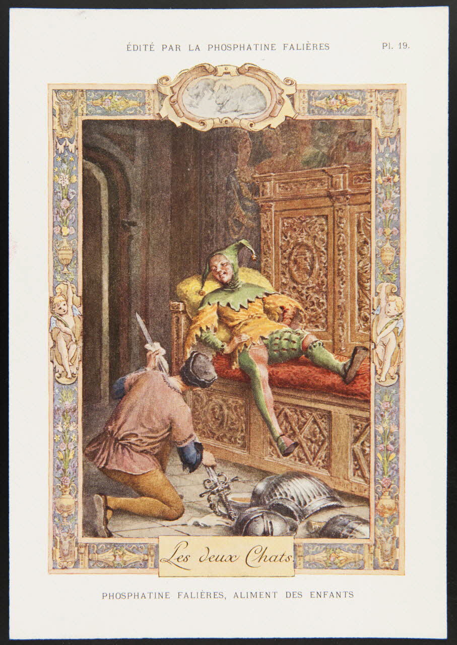 Maurice Leloir ; Edouard Devambez carte réclame chromo Paris 1877-1891 1995.1.520.19 Photo