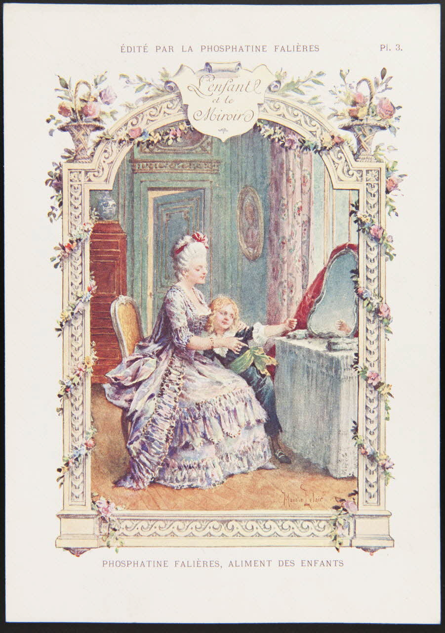 Maurice Leloir ; Edouard Devambez carte réclame chromo Paris 1877-1891 1995.1.520.3 Photo