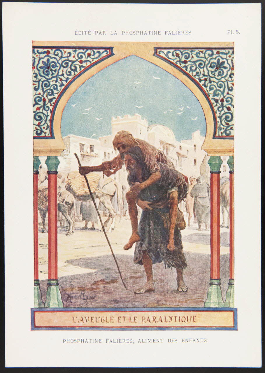 Maurice Leloir ; Edouard Devambez carte réclame chromo Paris 1877-1891 1995.1.520.5 Photo