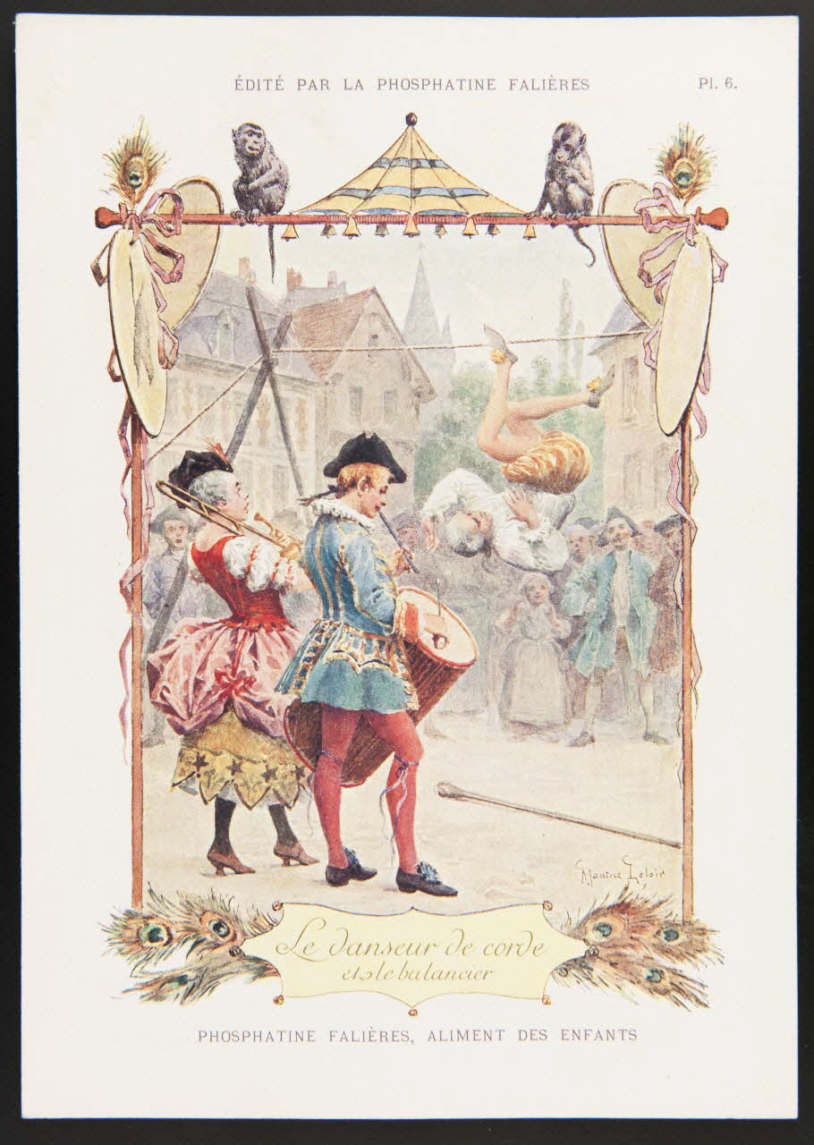 Maurice Leloir ; Edouard Devambez carte réclame chromo Paris 1877-1891 1995.1.520.6 Photo