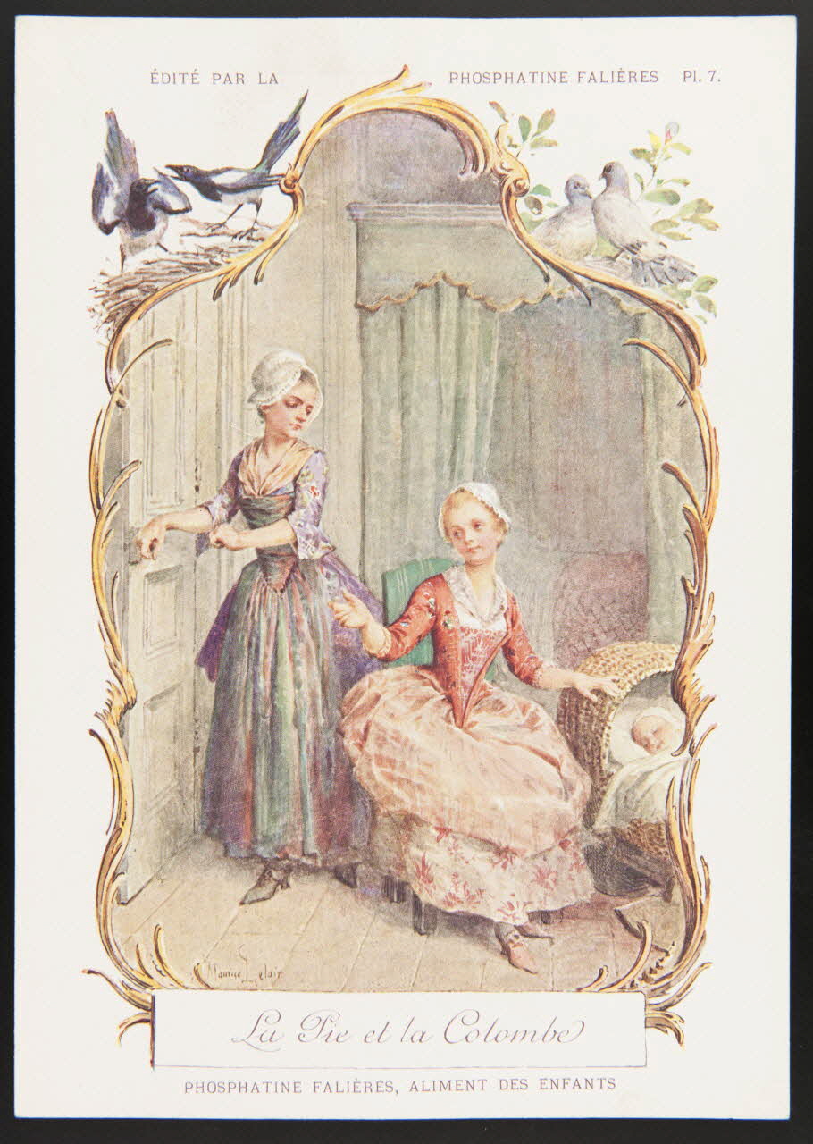 Maurice Leloir ; Edouard Devambez carte réclame chromo Paris 1877-1891 1995.1.520.7 Photo