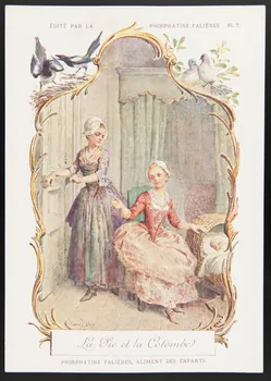 Maurice Leloir ; Edouard Devambez carte réclame chromo Paris 1877-1891 1995.1.520.7 Photo