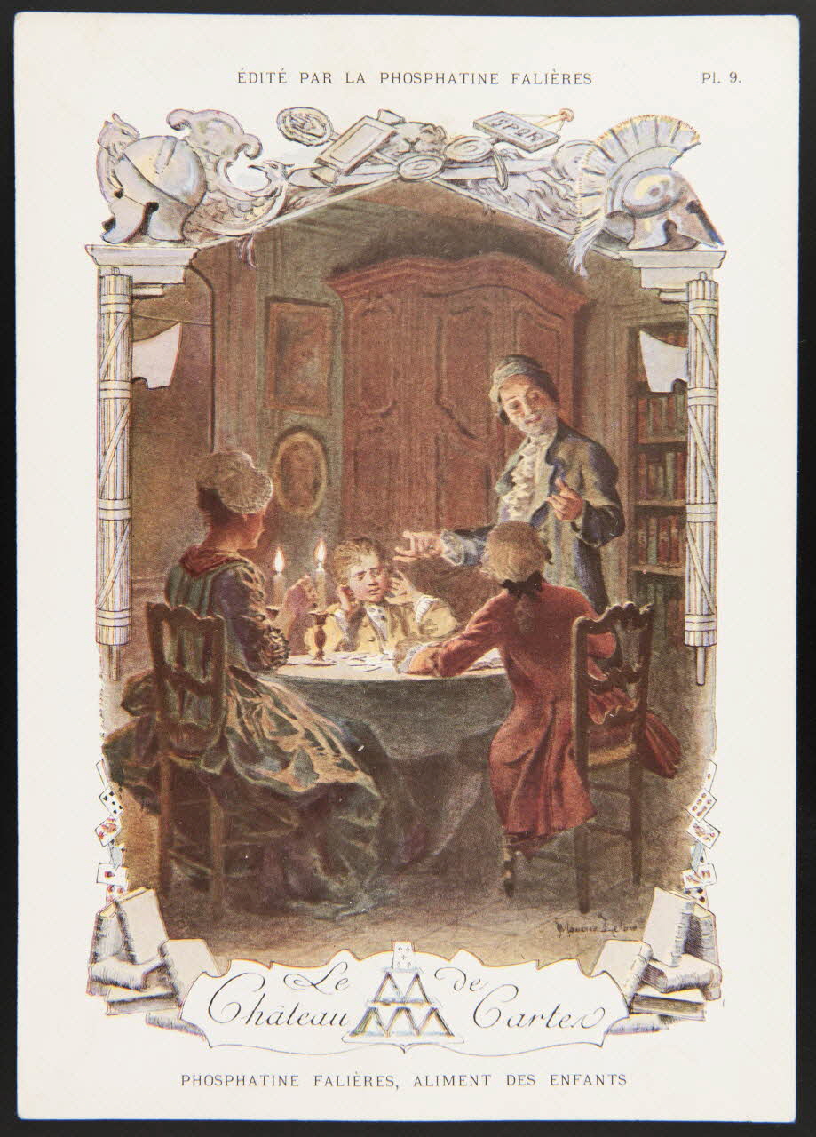 Maurice Leloir ; Edouard Devambez carte réclame chromo Paris 1877-1891 1995.1.520.9 Photo