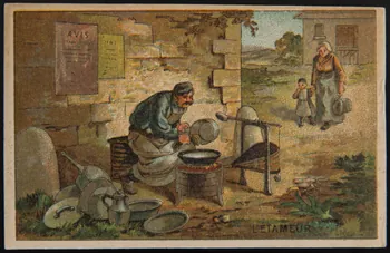 Gedalge carte réclame chromo France 1877-1891 1995.1.526.10  Photo