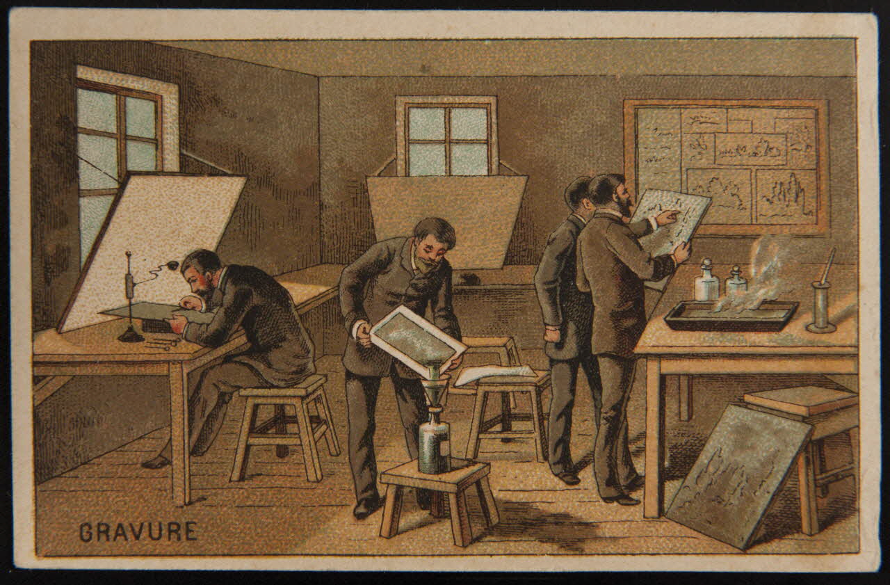 Gedalge carte réclame chromo France 1877-1891 1995.1.526.20 Photo