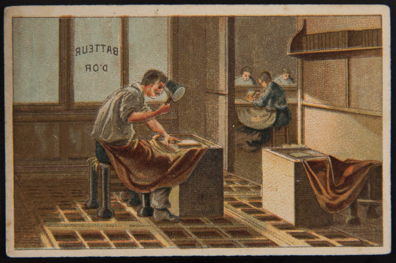 Gedalge carte réclame chromo France 1877-1891 1995.1.526.5 Photo