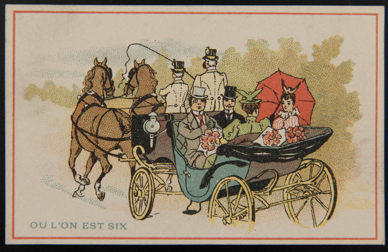 Dupuy carte réclame chromo Paris 1877-1891 1995.1.527.6 Photo