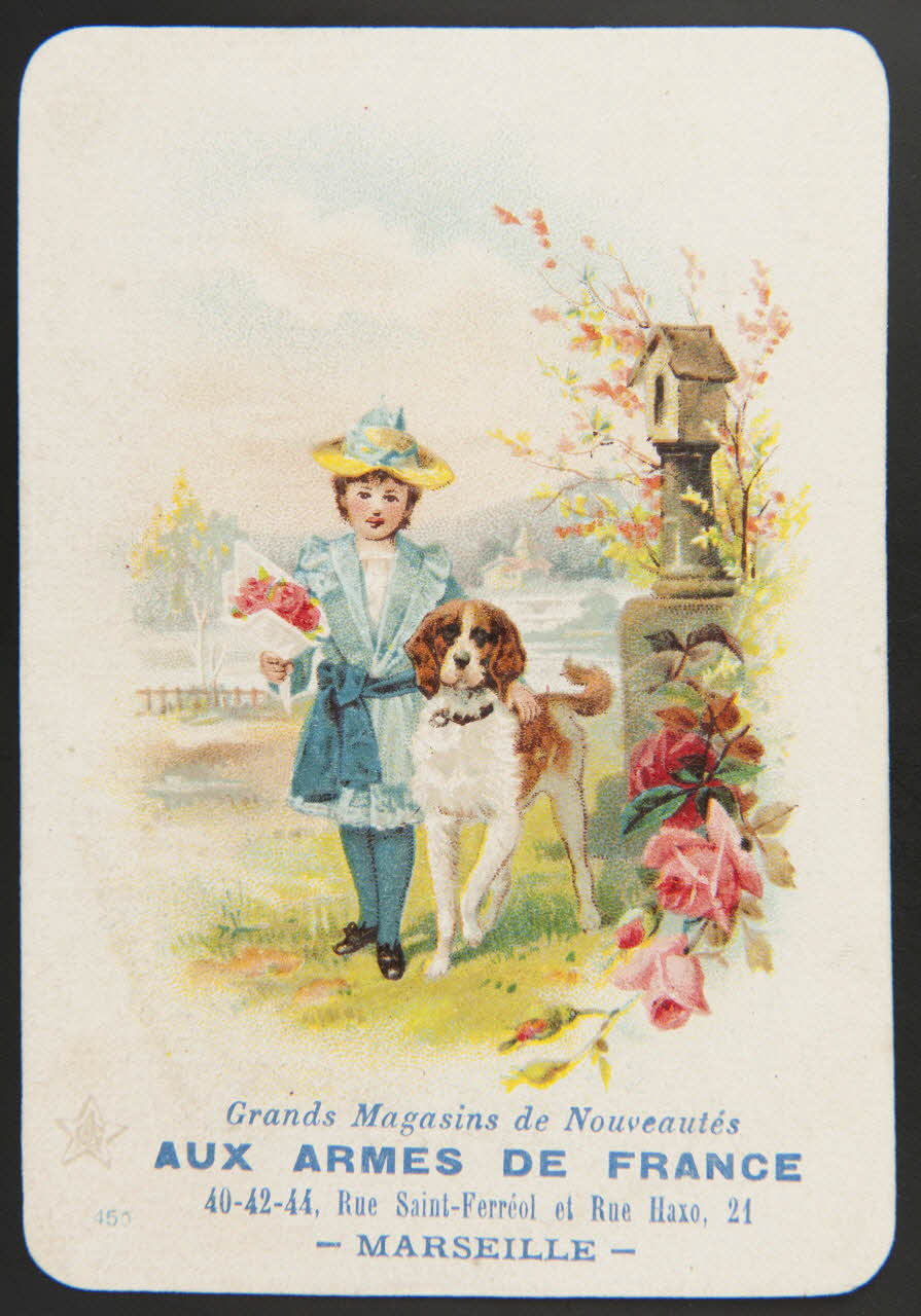 Gombert carte réclame chromo Paris 1890-1918 1995.1.541.1 Photo