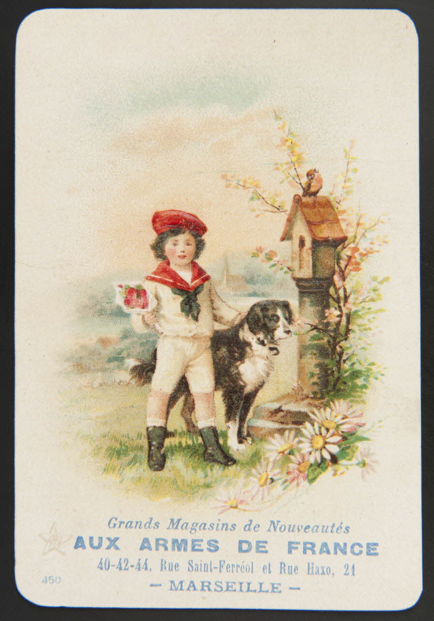 Gombert carte réclame chromo Paris 1890-1918 1995.1.541.3 Photo