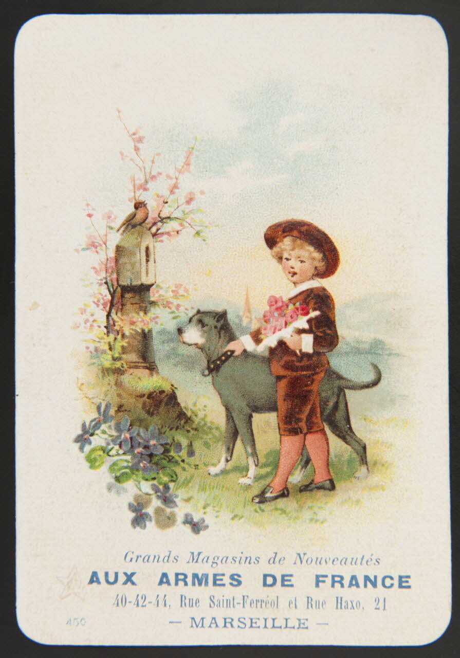 Gombert carte réclame chromo Paris 1890-1918 1995.1.541.4 Photo