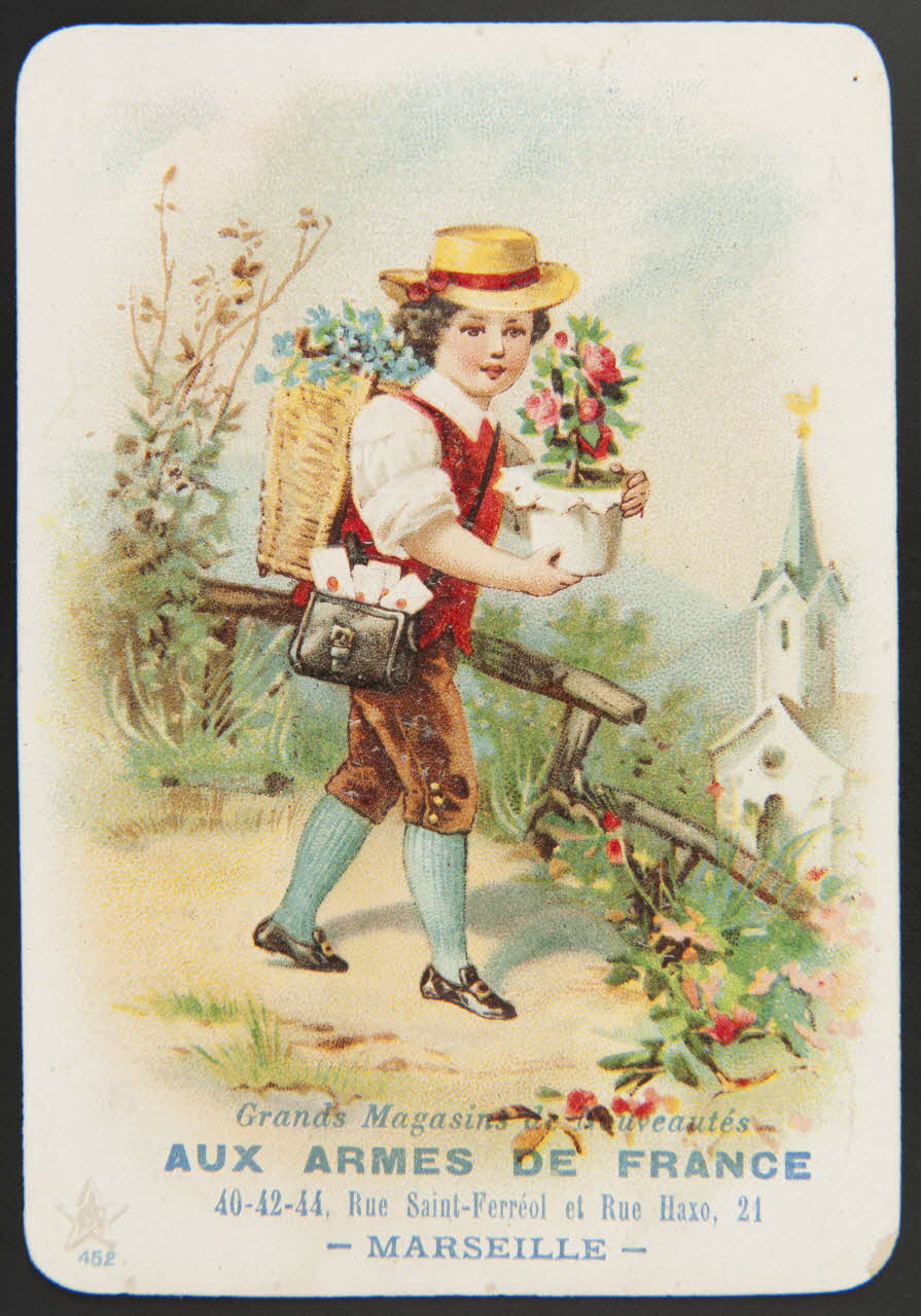 Gombert carte réclame chromo Paris 1890-1918 1995.1.542.1 Photo