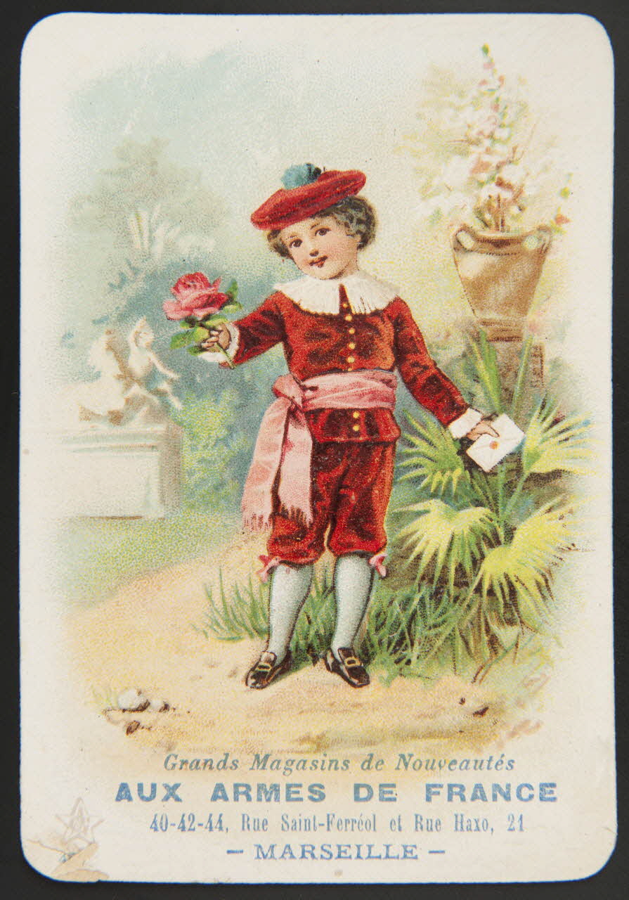 Gombert carte réclame chromo Paris 1890-1918 1995.1.542.2 Photo