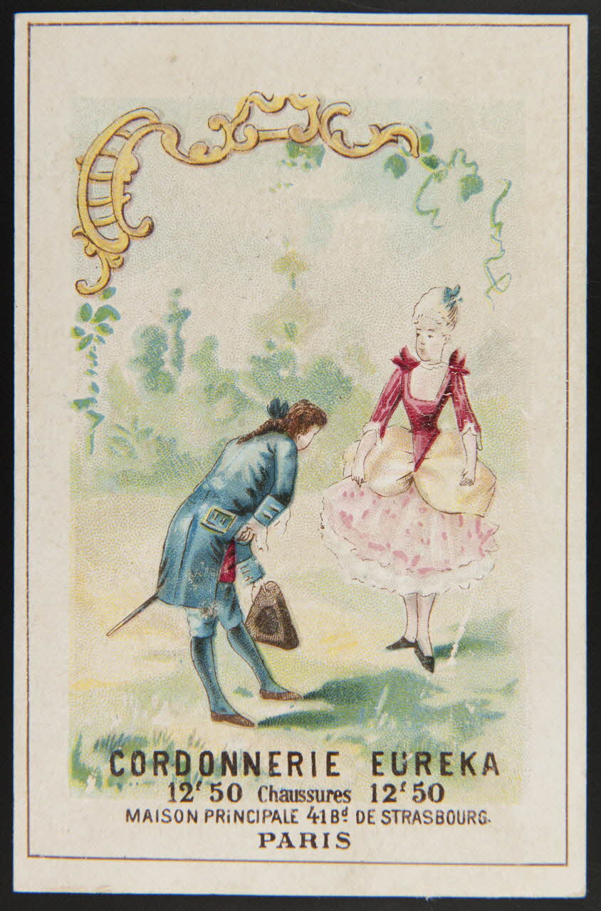 Gombert carte réclame chromo Paris 1890-1918 1995.1.547.1 Photo