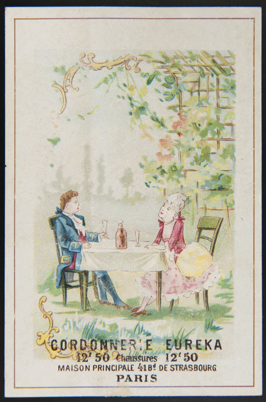 Gombert carte réclame chromo Paris 1890-1918 1995.1.547.3 Photo