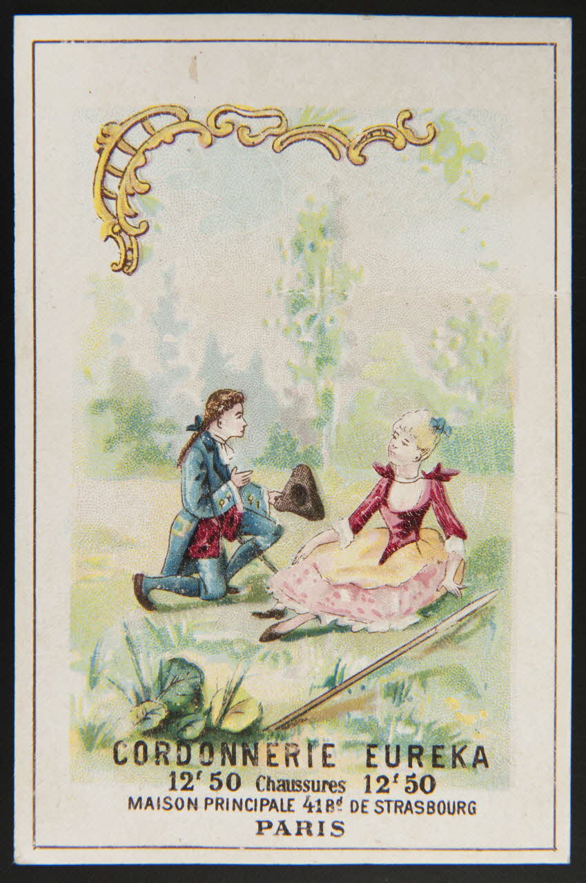 Gombert carte réclame chromo Paris 1890-1918 1995.1.547.4 Photo