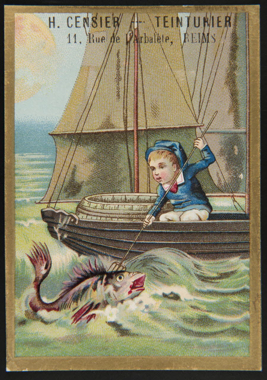 Gombert carte réclame chromo Paris 1890-1918 1995.1.549.4 Photo