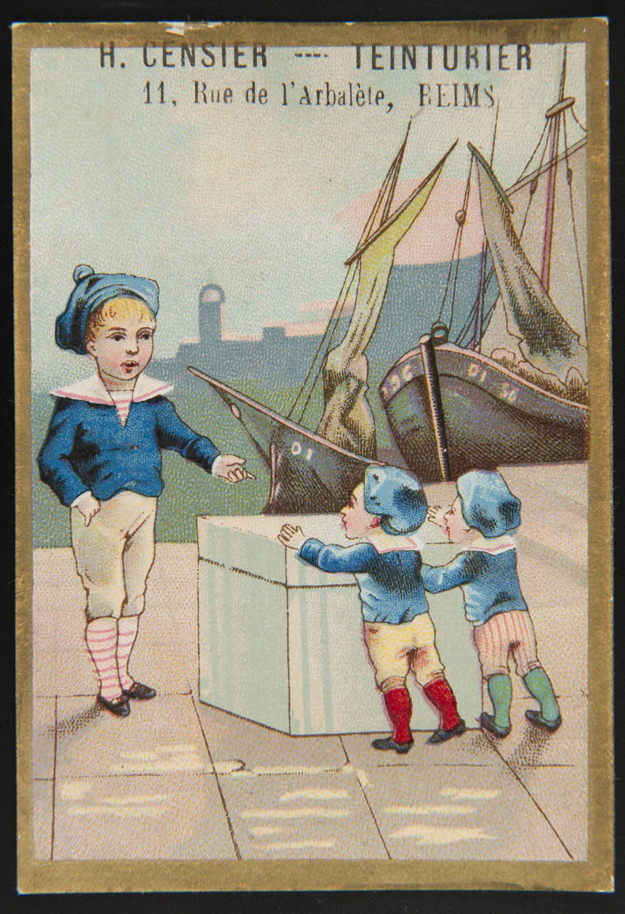 Gombert carte réclame chromo Paris 1890-1918 1995.1.549.6 Photo
