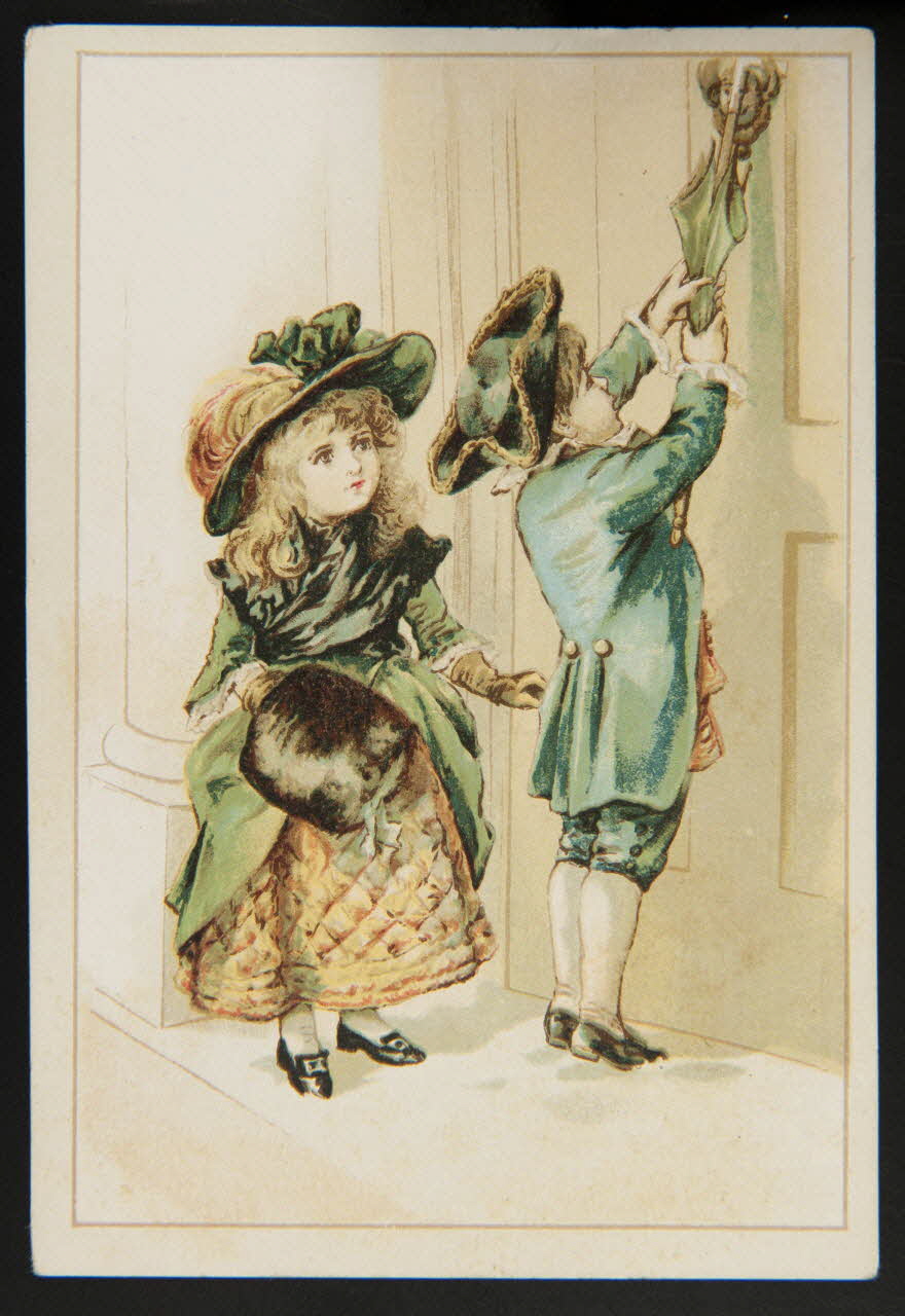 Gombert carte réclame chromo Paris 1890-1918 1995.1.551.2 Photo