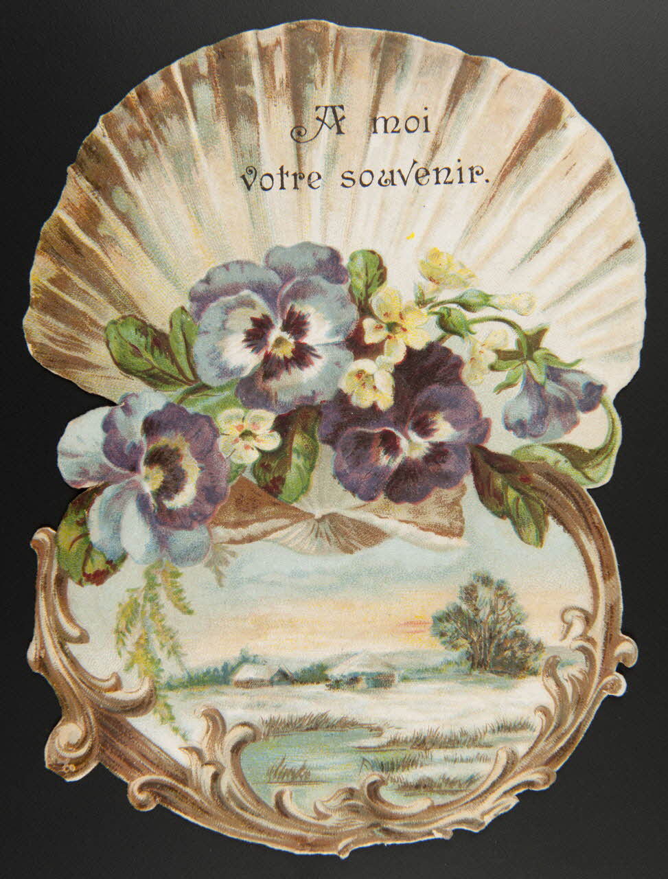 Gombert carte réclame chromo Paris 1890-1918 1995.1.561.1 Photo