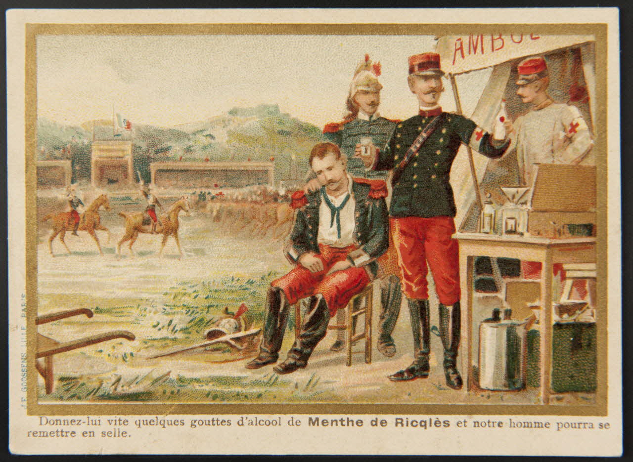 carte réclame chromo Paris 1890-1920 1995.1.567.1 Photo