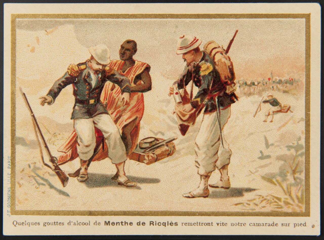 carte réclame chromo Paris 1890-1920 1995.1.567.6 Photo