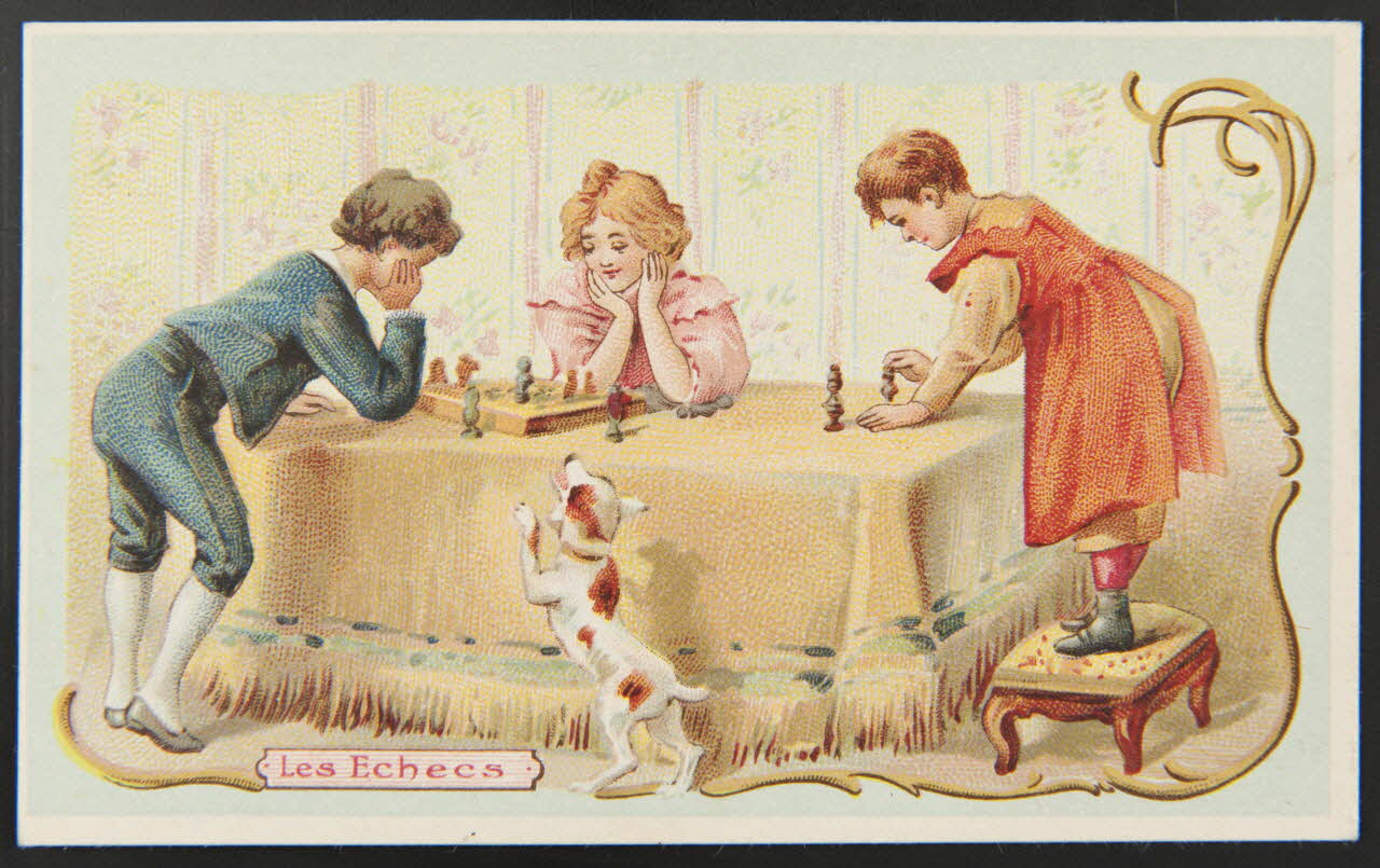Herold; carte réclame chromo Paris 1895-1914 1995.1.571.29 Photo