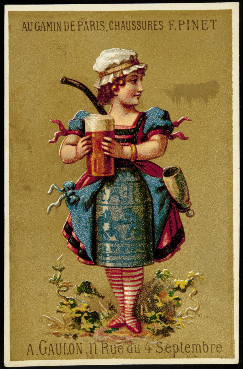 D. Hutinet carte réclame chromo Paris 1880 1995.1.573.6 Photo