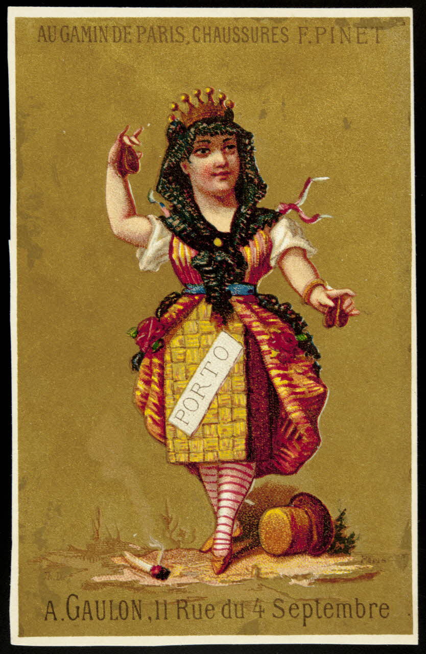 D. Hutinet carte réclame chromo Paris 1880 1995.1.573.7 Photo