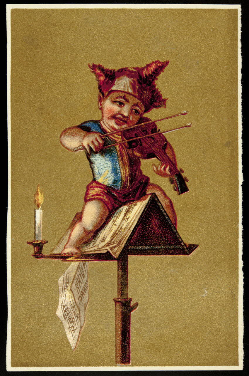 D. Hutinet carte réclame chromo Paris 1880 1995.1.575.4 Photo