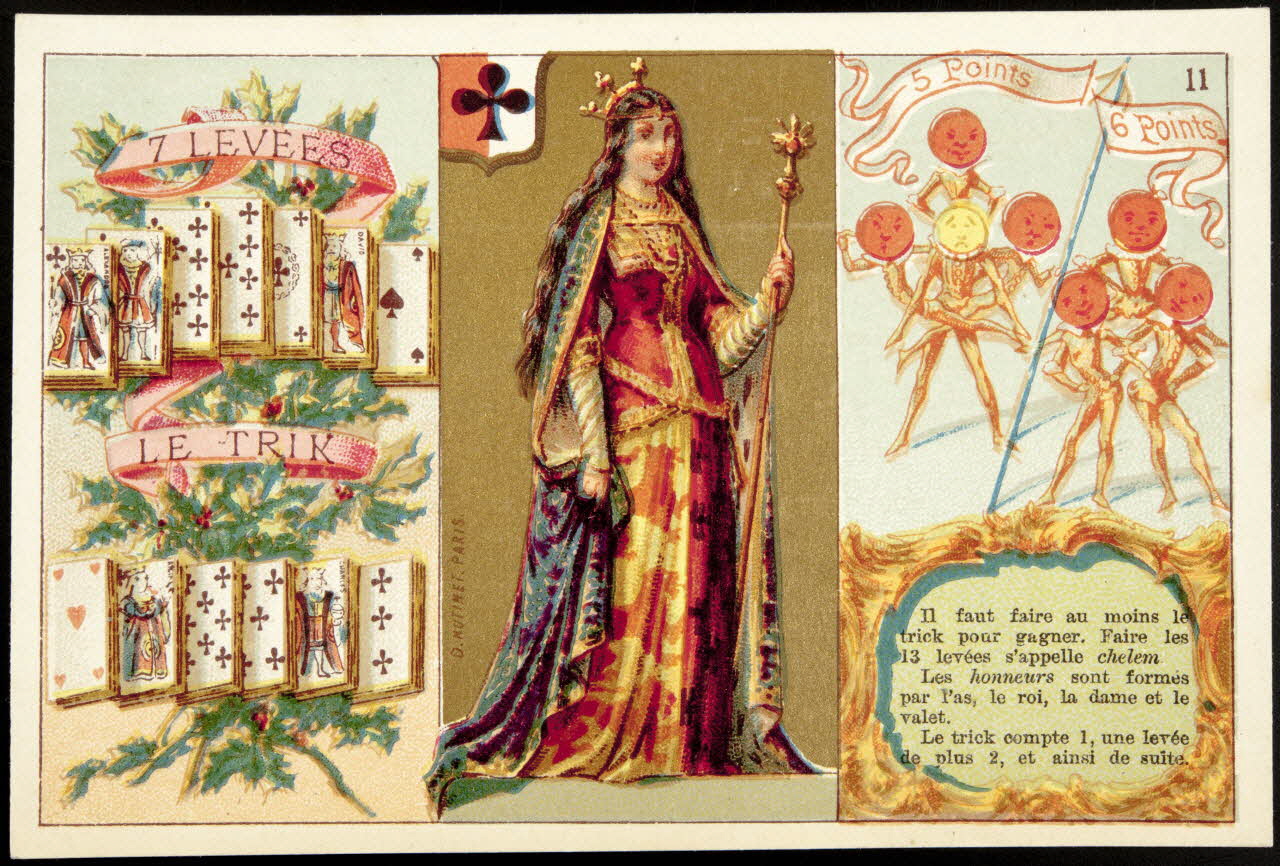 D. Hutinet carte réclame chromo Paris 1880 1995.1.576.1 Photo